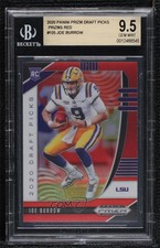 2020 Panini Prizm Draft Picks Rookies Red Joe Burrow BGS 9.5 GEM MINT Rookie RC