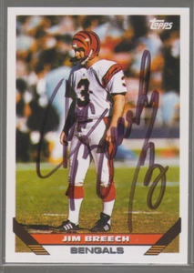 Jim Breech 1993 autografiado - Bengals - Imagen 1 de 1