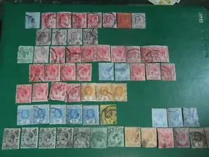 Malaya Straits Settlements KEVII 1903/04/06 & KGV 1912 MCA & 1921 Script. - Picture 1 of 8