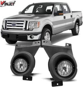 Luces antiniebla estilo fábrica WINJET - LENTE CRISTALINA - Se adapta a Ford F-150 2009-2010 - Imagen 1 de 7
