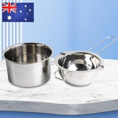 2 Pcs Wax Melt Pot Wax Bean Melting Pan Long Handled 400ml for Candle Candle DIY - image 1 of 4