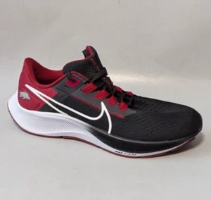 Nike Arkansas Razorbacks Air Zoom Pegasus 38 Running Shoes Mens 9.5 DJ0817-001 - Picture 1 of 13