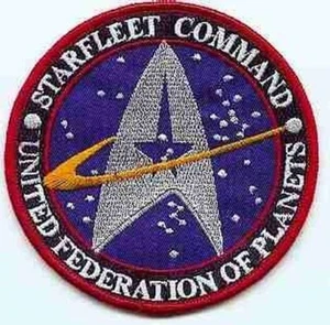 Aufnäher Star Trek Starfleet Command United Federation Of Planets Patch - Picture 1 of 1