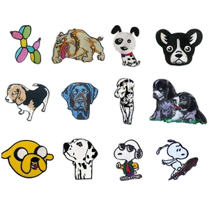 Lindo Hermoso Animales Perros Parche Bordado de Hierro sobre Costura - Imagen 1 de 13