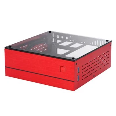 Custom Desktop Computer Case Gaming Mini Pc Itx Industrial Desktop Horizontal  - Image 1 of 4
