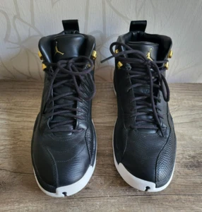 Jordan 12 Retro Black Metallic Gold White (WMNS) Schuhe Sneaker Schwarz Gr. 42 - Picture 1 of 7