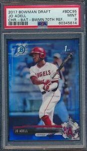 2017 Bowman Draft #BDC95 Jo Adell Chrome 70th Anniversary Refractor /200 PSA 9 - Bild 1 von 2