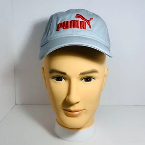 Puma Baseball Cap Verstellbar Gesticktes Logo Unisex Kinder Blau Neu - Bild 1 von 6