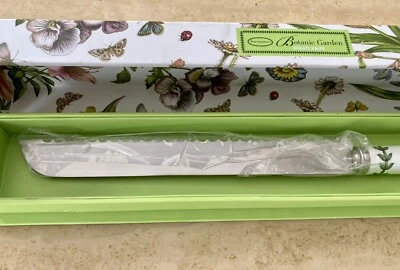 NUEVO Portmeirion Jardín Botánico Acero Inoxidable Cuchillo de Pan Mango de Porcelana  Foto 1 de 4