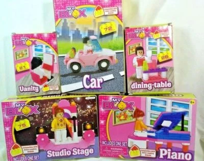 5 pack Studio Stage Piano Car Vanity Dining Table New  Building Blocks - Image 1 of 4