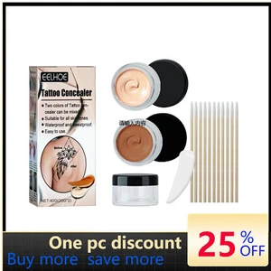 Tattoo Concealer Cream - Full Coverage, Hydrating & Natural Tone Match, 1 Set - Picture 1 of 7