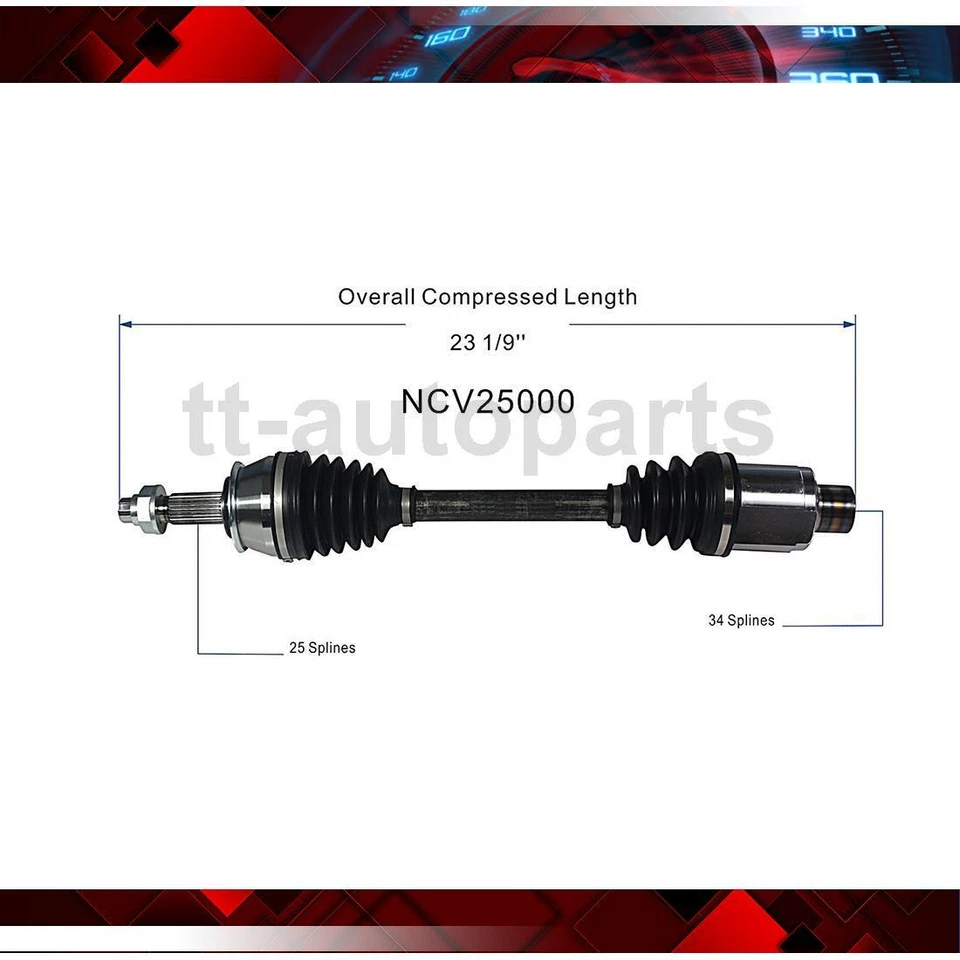 For 2016 2017 Chevrolet Trax GSP CV Axle Joint Assembly Front Right Passenger - Image 1 of 1