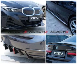 Gloss Black Front Lip Rear Diffuser SpoilerWing Sideskirt For BMW i3 - Picture 1 of 19