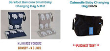 Caboodle/Barefoot Bambino Small Baby Changing Bag & Mat Diaper Bag Mummy Bag 