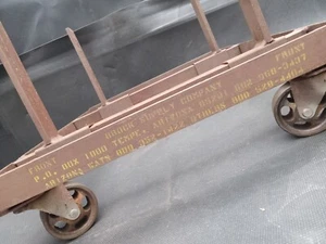 Brock Supply Co USA Automotive Dolly Cast Iron Metal Wheeled Stand AS IS Parts - Picture 1 of 17