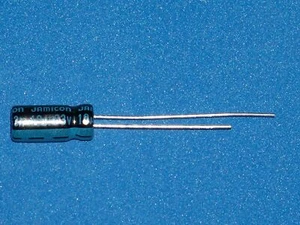 Elko, radial, 10µF (10uF) / 63V / 105°C, 10 Stk. (Ø5x11mm) - Jamicon - Bild 1 von 2