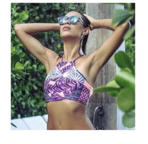 Maaji Charlie’s Angels Reversible Halter Bikini Top. NWT. Size Medium. - Picture 1 of 8