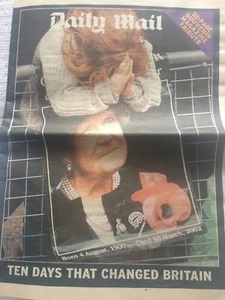 Queen Mother Daily Mail Souvenir Issue 2002 - Ten Days That Changed Britain. - Picture 1 of 3