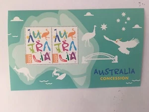 2017 Raro MUH Australian Decimal Concesión Sello Mini Hoja Gomada - Imagen 1 de 1