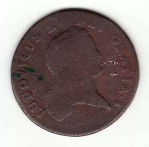 1719 AA French Colonial copper sol, John Law period - Bild 1 von 2