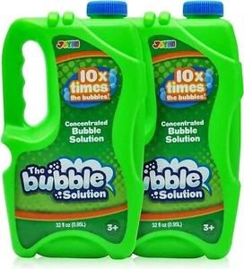JOYIN 2 Bottles 64 oz Big Bubbles Refill Solutions for Bubble Gun Toys Summer - Picture 1 of 8