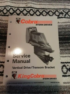 OMC Stern Drives Vertocle Drive/ Transom Bracket Service Manual - Bild 1 von 3