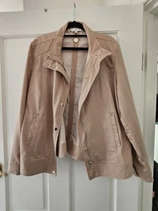 W.Lane Tan Jacket Size 20 Would Fit 22 - Picture 1 of 6