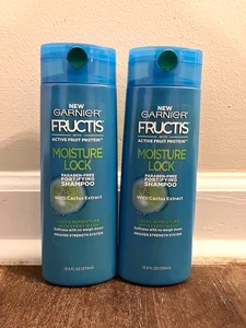2 Garnier Fructis Moisture Lock stärkendes Shampoo mit Kaktusextrakt 12,5 Oz. - Bild 1 von 2
