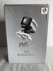 Skull Shaver Pitbull Silver PRO: Electric Head Shaver for Men, Wet & Dry Use - Picture 1 of 4