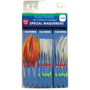Flashmer Bas de Ligne Special Maquereau - 3 piezas/paquete - Imagen 1 de 2
