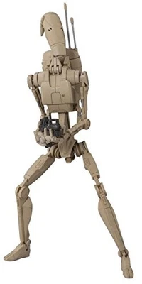 Boneco de ação S.H.Figuarts Star Wars Battle Droid cerca de 155mm ABS pintado em PVC - Imagem 1 de 4