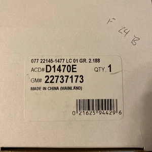 GM ACDelco D1470E 22737173 Ignition Switch - Picture 1 of 2