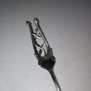 Antike Spät 1800 Sterling Silber Pickle Gabel 925/1000 - Bild 1 von 12