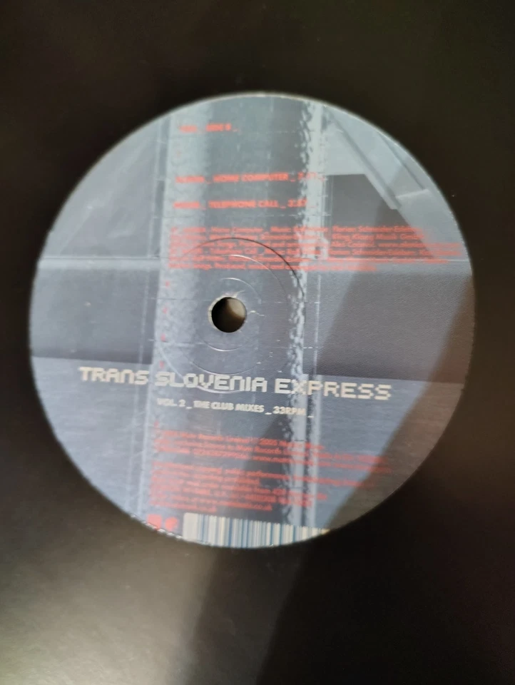TRANS SLOVENIA EXPRESS Vol. 2 The Club Mixes 12" LP Kraftwerk NEW House MUTE - Imagem 1 de 1