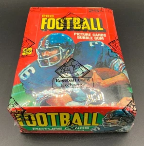 1980 Topps Fooball Unopened Wax Box BBCE Authentic 36 Sealed Packs! - Picture 1 of 5