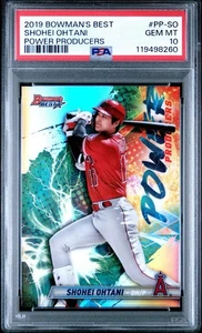 SHOHEI OHTANI 2019 BOWMAN’S BEST POWER PRODUCERS PPSO PSA 10 💎 GEM MINT LOW POP - Picture 1 of 3