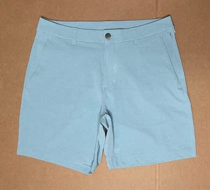 Lululemon Men’s 31 Commission 7" Ventlight Breeze Blue Perforated Shorts NWOT - Picture 1 of 7