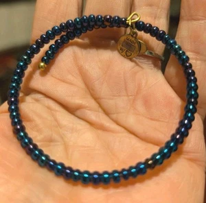 Alex & ANI Blau Nordlichter Wickelarmband Vintage 66 - Bild 1 von 2