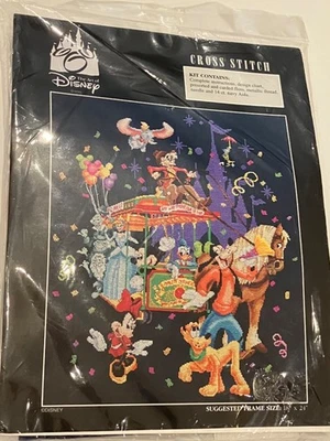 New SEALED Art of Disney 35th Anniversary World CROSS STITCH KIT  NEW unopened! - Image 1 of 4