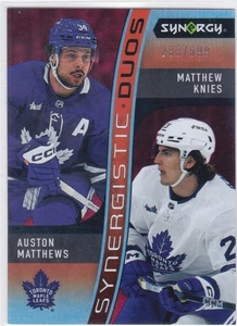 2023/24 SYNERGY..MATTHEWS / KNIES..SYNERGISTIC DÚOS..ROJO../599..# SD-8..HOJAS - Imagen 1 de 2