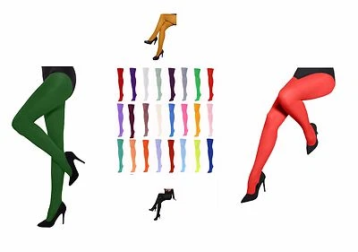 Mallas opacas suaves para mujer - 40 Mallas de color Denier con refuerzo X grandes - sl  Foto 1 de 4