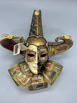 Máscara Venetian Masquarade Full Paper-Mâché - Imagem 1 de 4