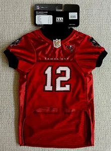 Pet Wear Tampa Bay Bucs TOM BRADY maglia cane L nuova con etichetta Red Pets First - Foto 1 di 2