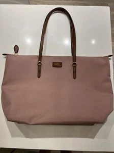 Lauren Ralph Lauren Nylon Tote Medium - Rose Blush Pink - MSRP: $125.00 - Picture 1 of 3