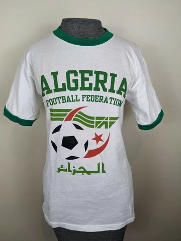 Men's Algeria Soccer Football Federation T-Shirt Shirt Size S NWOT Cover