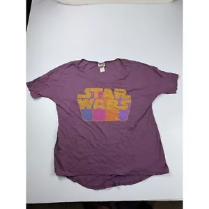 Junk Food Star Wars Graphic Tee Colorful Logo Short Sleeve Top Size M - Picture 1 of 6