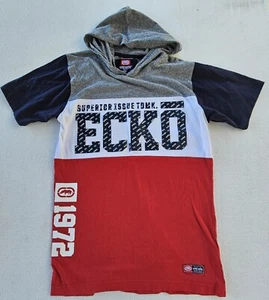 Camiseta de manga corta con capucha ecko unltd talla pequeña - Imagen 1 de 7