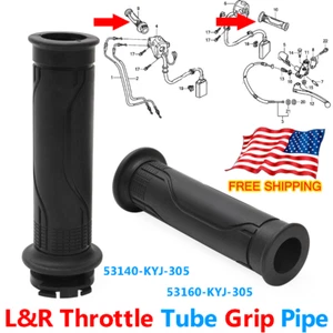 Pair Throttle Tube Grip Pipe Set For Honda CB CBR Grom 125 250 300 500 CBR 500R - Picture 1 of 11