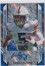 2021 LEAF METAL DRAFT ANTHONY SCHWARTZ BLUE RC ROOKIE AUTOGRAPH AUTO /40