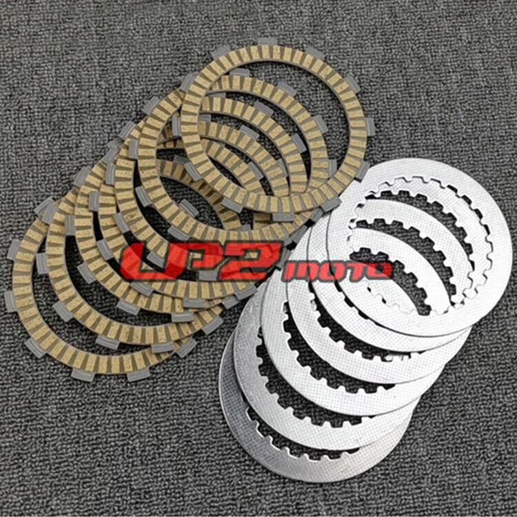 Clutch Friction Steel Plates Discs Kit For Honda CR125R CR125 R 1986-1999 - Image 1 of 1